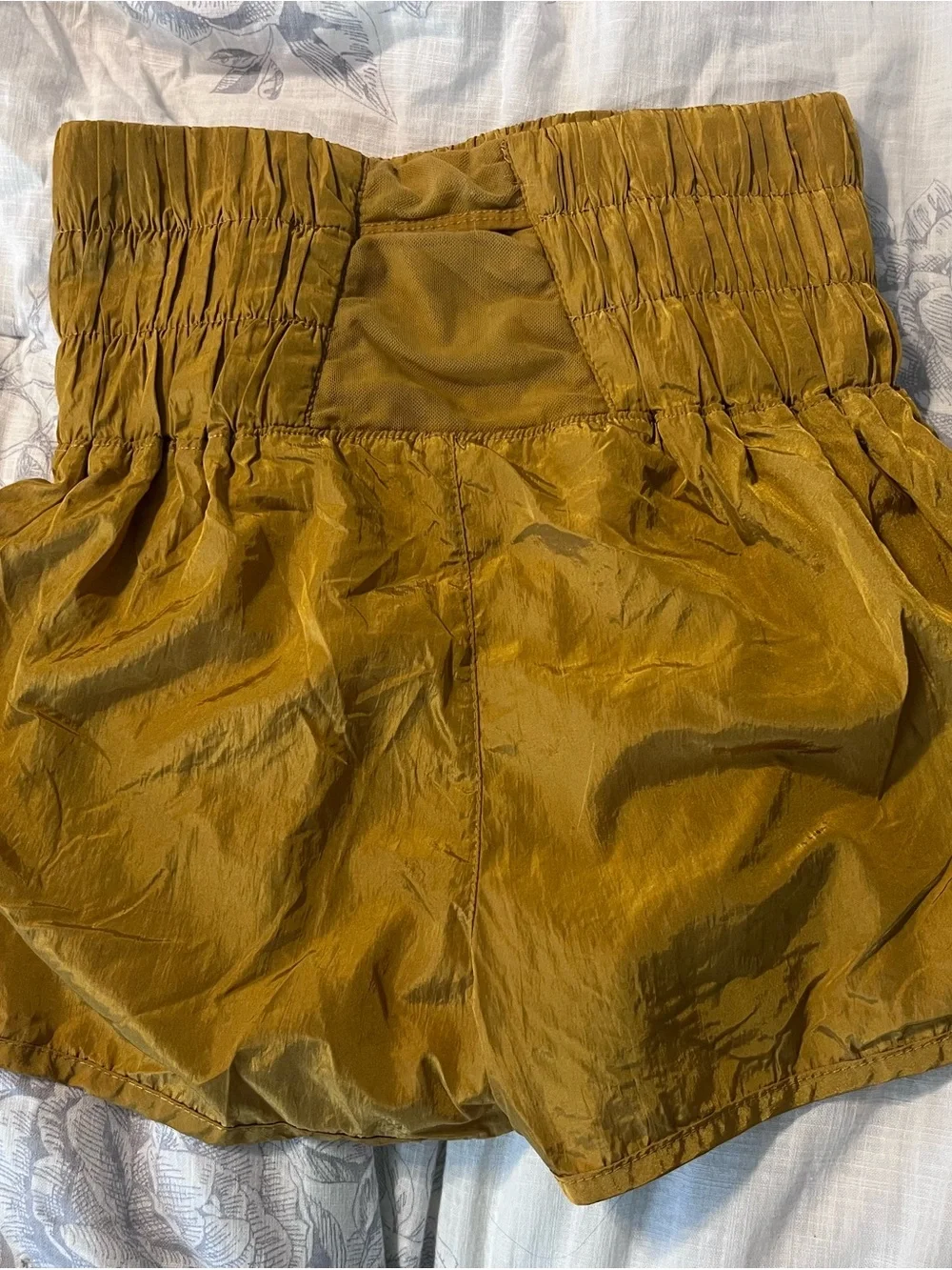 Free People FP Movement The Way Home Shorts XS Varsity Gold